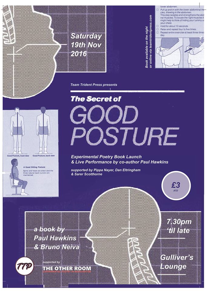 Good Posture: Reading in Manchester on&nbsp;Saturday